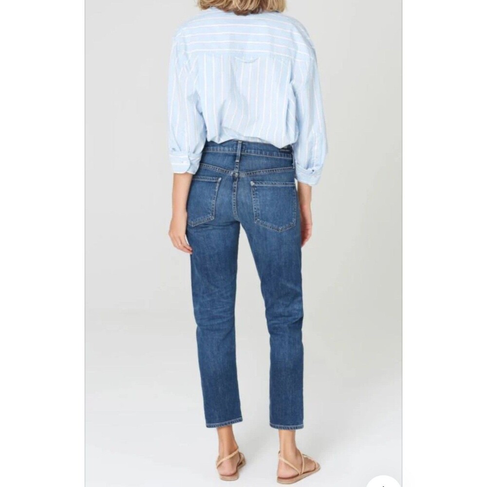 Citizens of Humanity CoH Elsa Mid Rise Slim Fit Crop Jeans Size 30 Preppy - Picture 2 of 11